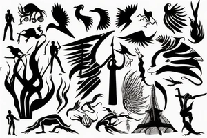 Symbolize freedom in a dark meaning tattoo idea