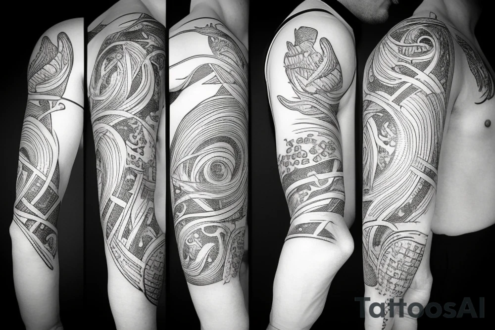 Symbolize freedom in a dark meaning tattoo idea