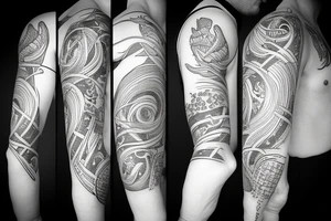 Symbolize freedom in a dark meaning tattoo idea