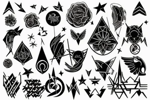 Symbolize freedom in a dark meaning tattoo idea