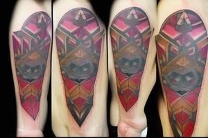 Video game abstract tattoo idea