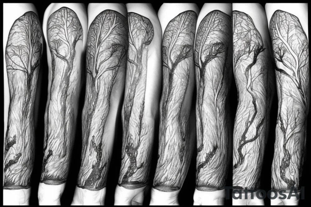 woods and weather tattoo idea