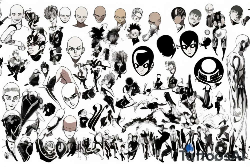 One punch man tattoo idea