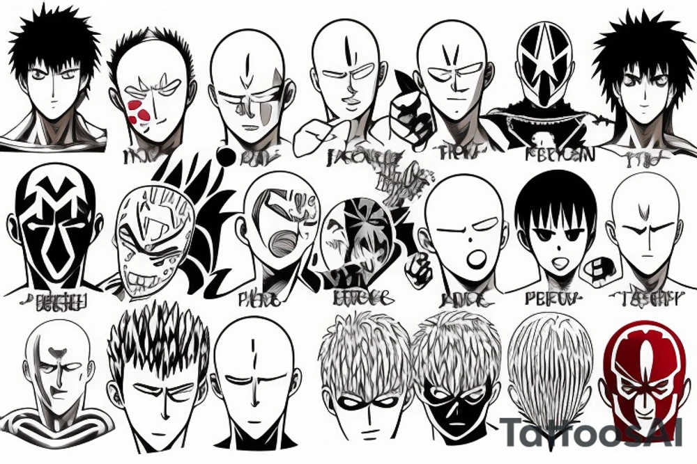 One punch man tattoo idea