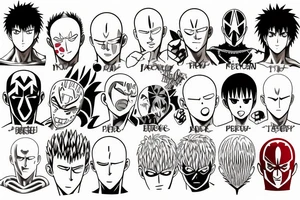 One punch man tattoo idea