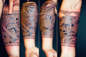 A abstract tattoo that means always learning, always growing tattoo idea