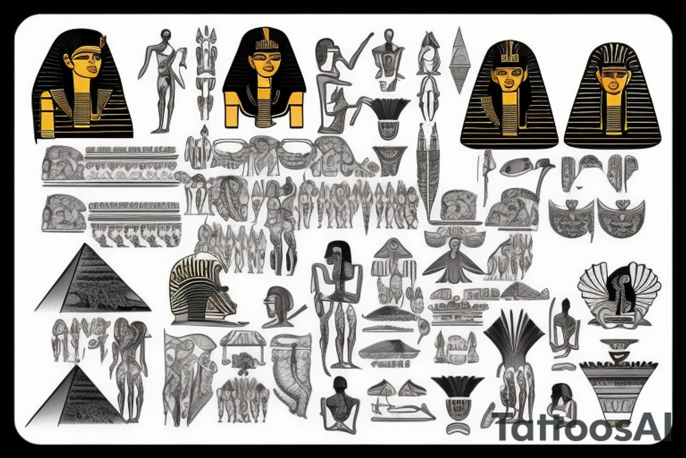 Egyptian tattoo idea