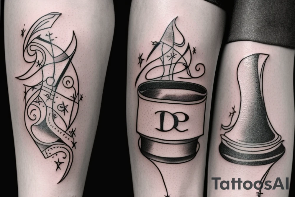 The word Dream incorporated into a tattoo that wraps around the ankle tattoo idea