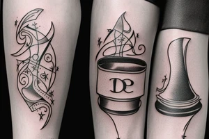The word Dream incorporated into a tattoo that wraps around the ankle tattoo idea