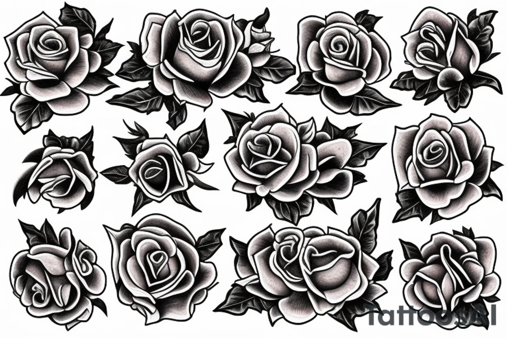 Rose with angel tattoo idea