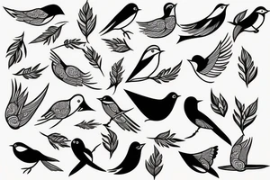 Swift bird tattoo idea
