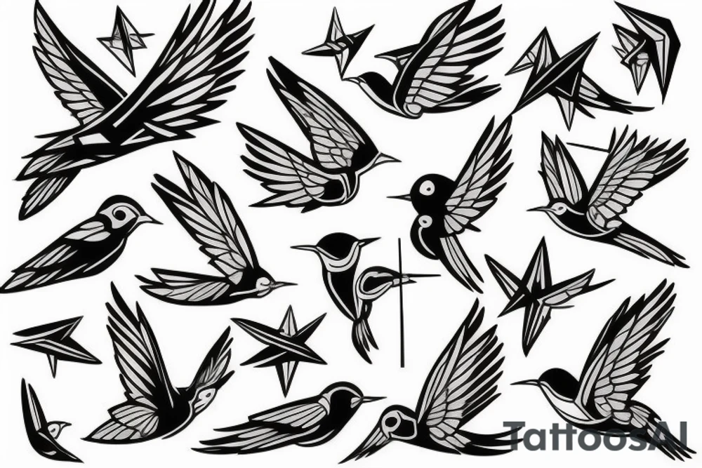 Swallow tattoo idea