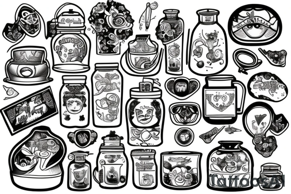 cookie jar tattoo idea