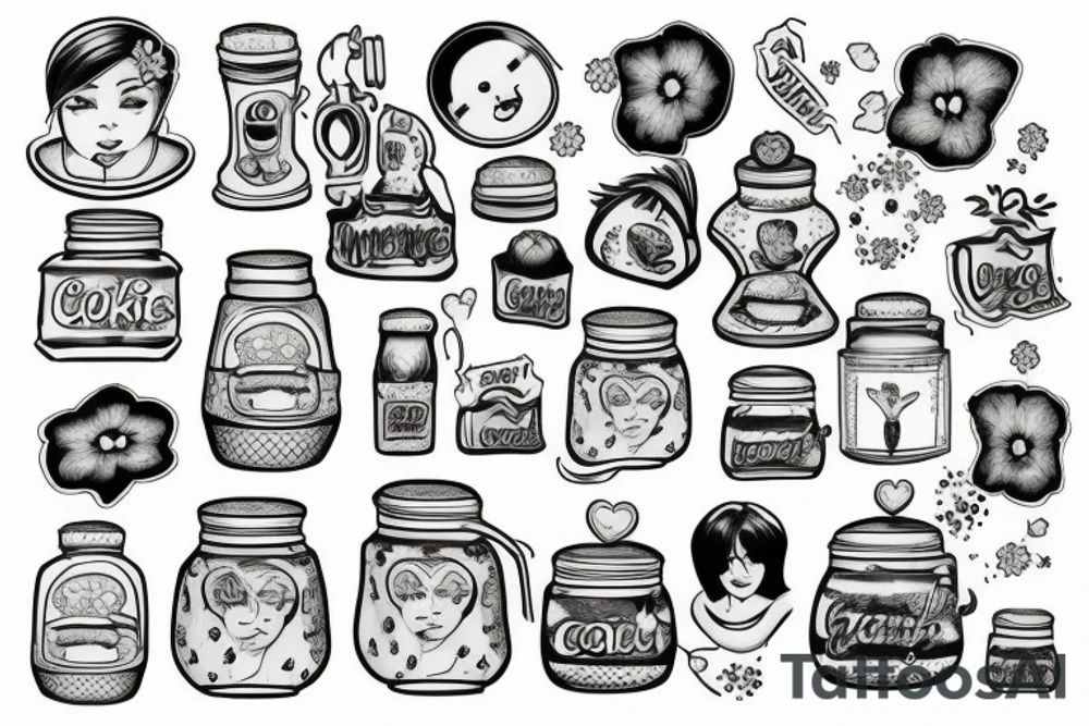 cookie jar tattoo idea