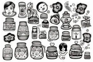 cookie jar tattoo idea