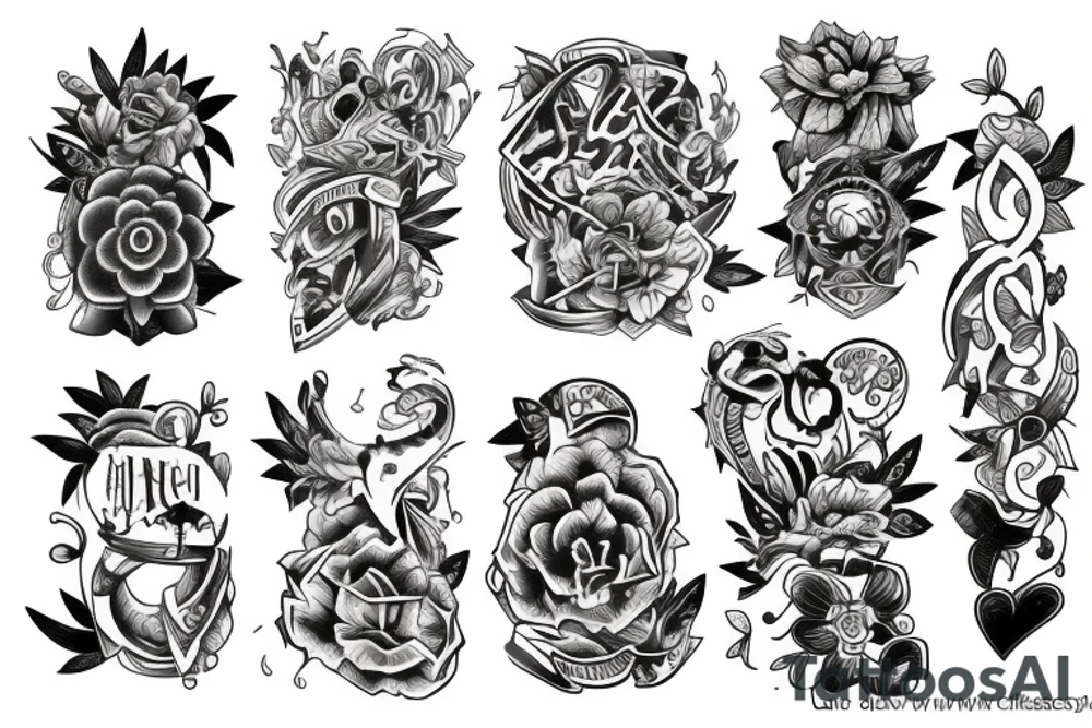 text "LU' tattoo idea