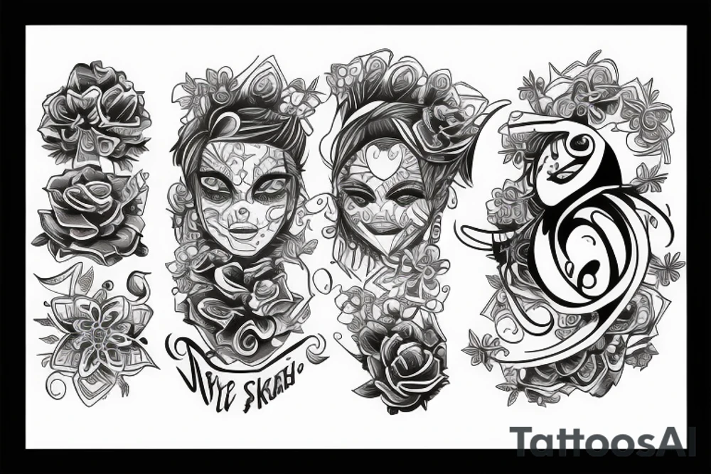 text "LU' tattoo idea