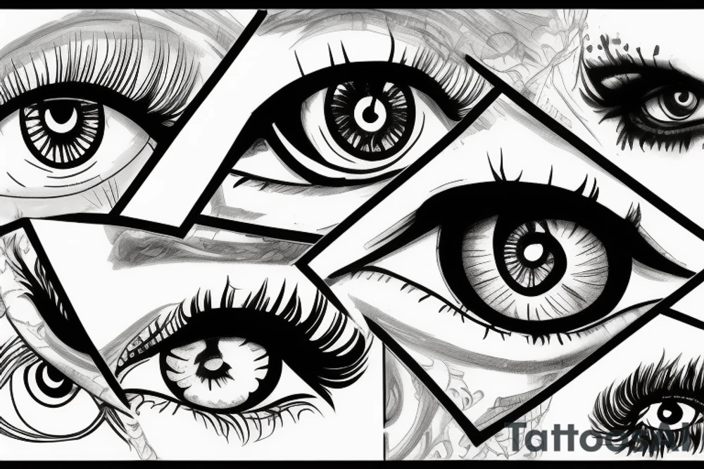 Eyes tattoo idea