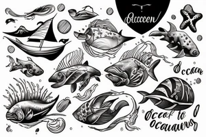 It takes an ocean not to break tattoo idea