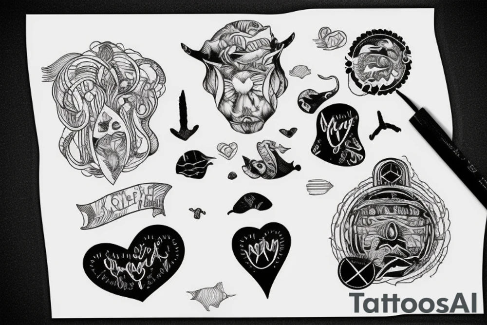 It takes an ocean not to break my heart tattoo idea