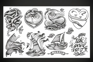 It takes an ocean not to break my heart tattoo idea