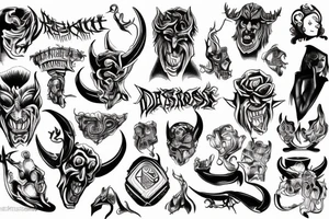 devil with remorse tattoo idea