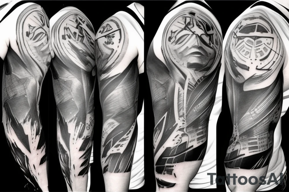 Batman sleeve tattoo idea