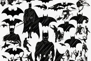 bruce Wayne batman tattoo idea