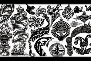 Poseidon tattoo idea