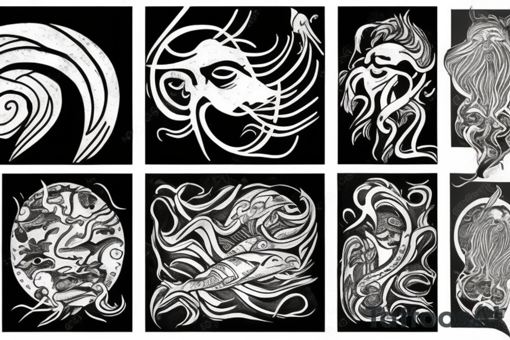 Poseidon tattoo idea