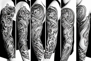 Poseidon sleeve tattoo idea