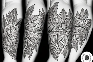 blossom of a lilly of a valley tattoo idea
