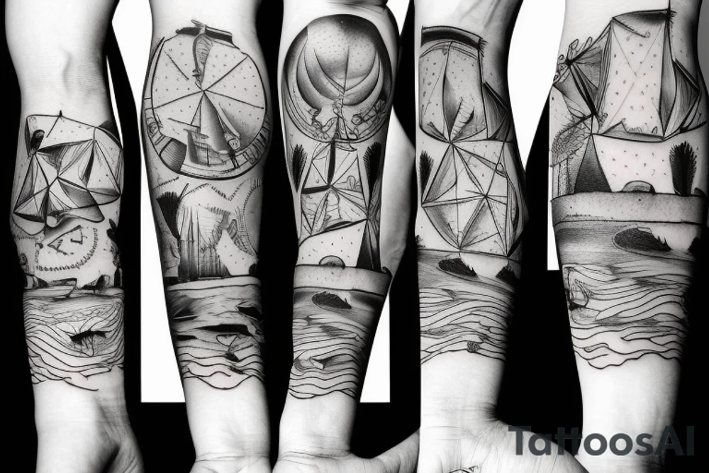 left arm sleeve tattoo idea