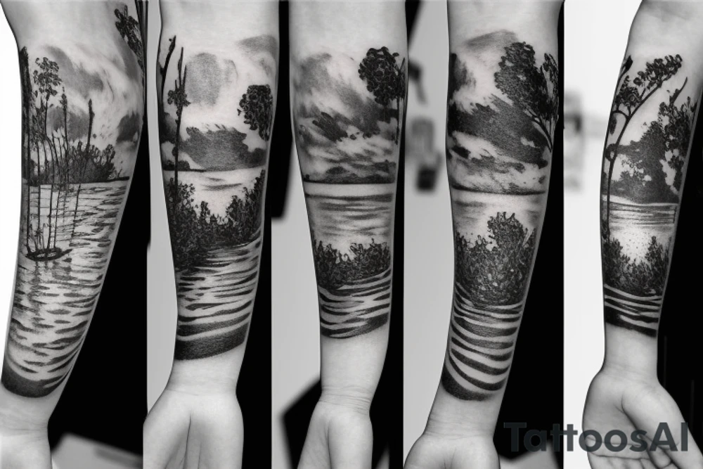 left arm sleeve tattoo idea