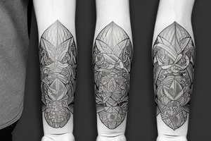left arm sleeve canada east to west tattoo idea