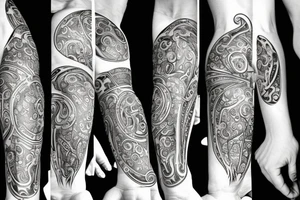 Diagram of time and wealth tattoo idea