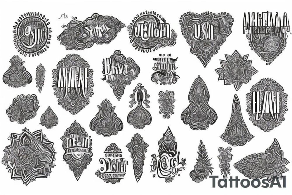 "UmeshMamata" Create Design Using this name tattoo idea