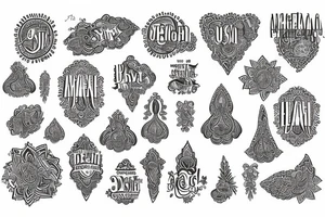 "UmeshMamata" Create Design Using this name tattoo idea