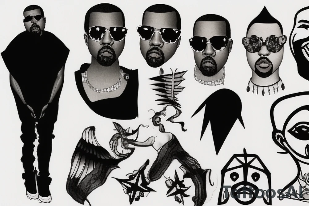 My beautiful dark twisted fantasy tattoo idea