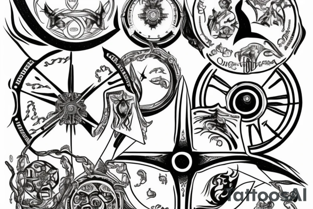 Wheel of time tattoo idea