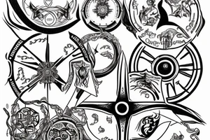 Wheel of time tattoo idea