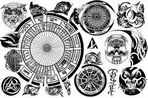 Wheel of time tattoo idea