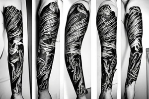 pseudarthrosis ulna Skin rip tattoo idea