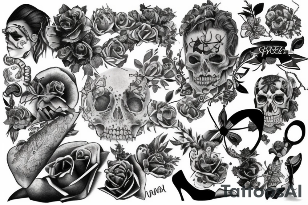 Skin rip tattoo idea