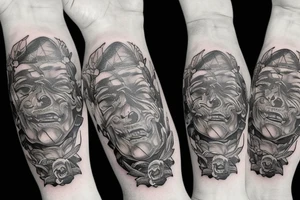 Skin rip tattoo idea