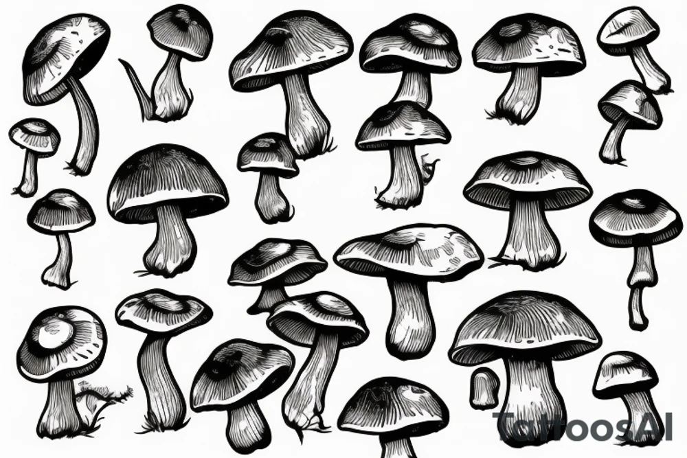 Mushroom tattoo idea