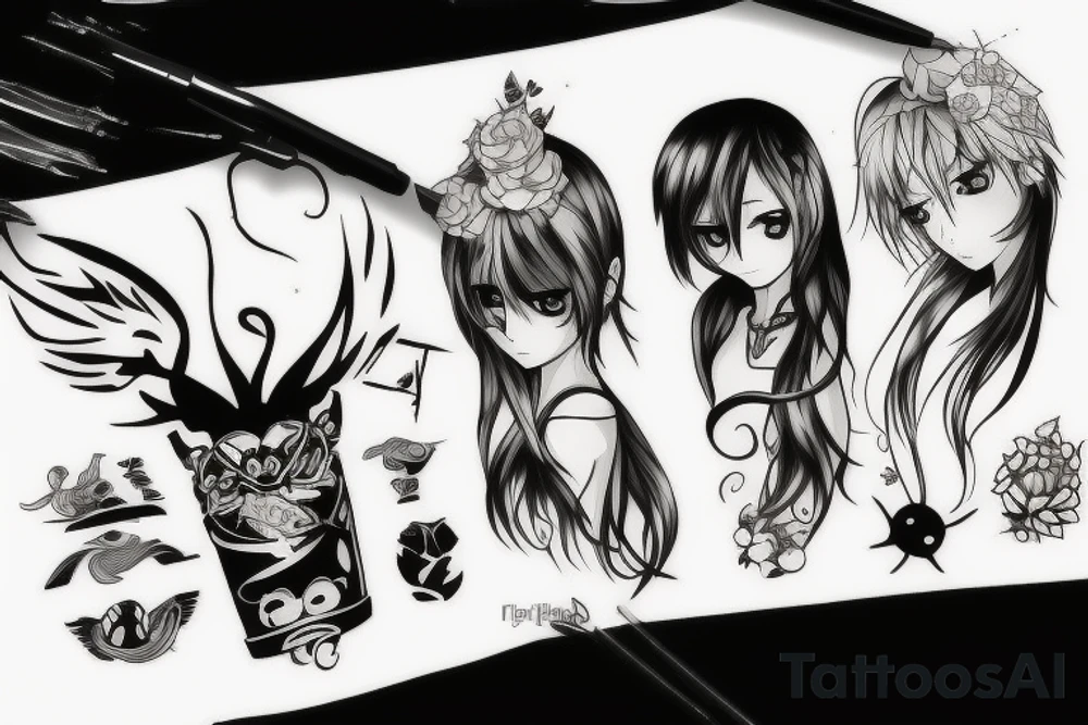 Anime tattoo idea