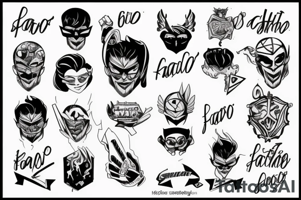 hero father tattoo idea