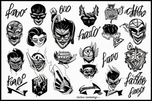 hero father tattoo idea