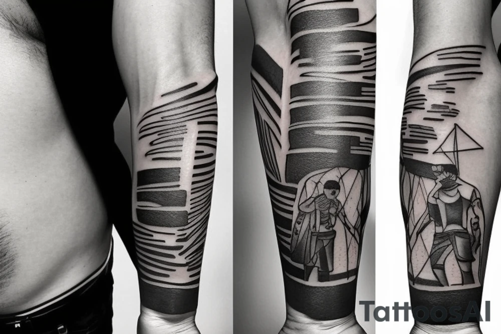 hero father tattoo idea